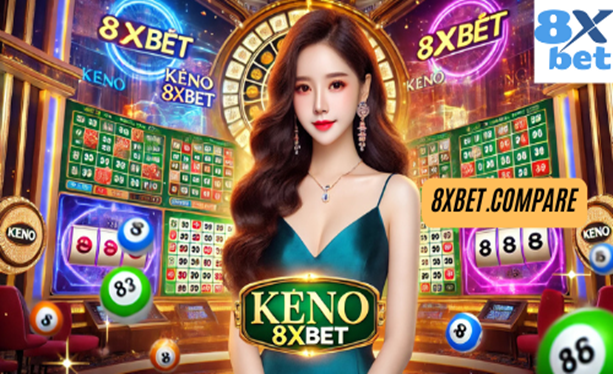 Trò chơi Keno tại 8xbet với giao diện hiện đại, trực quan, và dễ dàng đặt cược.